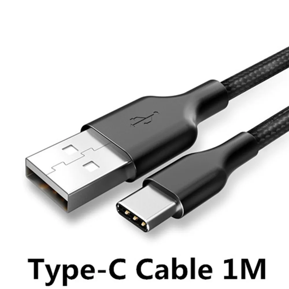 For Type-C Cable 1M XEDAIN Высокое качество телефон USB быстрое зарядное устройство ЕС/США штекер 2.1A настенное зарядное устройство с двумя портами 2 USB светодиодный светильник адаптер питания для быстрой зарядки - Тип штекера: For Type-C Cable 1M