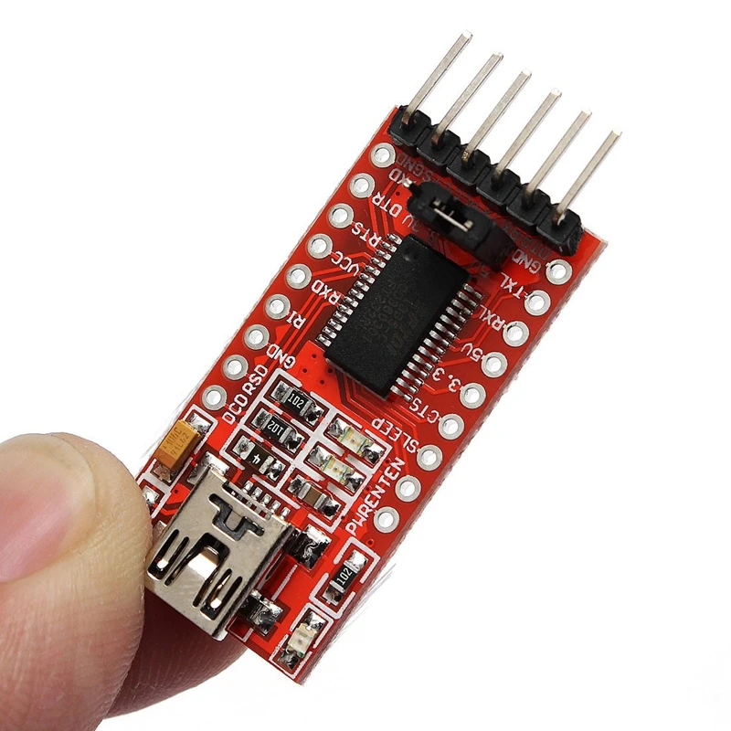 FT232RL модуль 5V 3,3 V FTDI USB ttl адаптер преобразования красный
