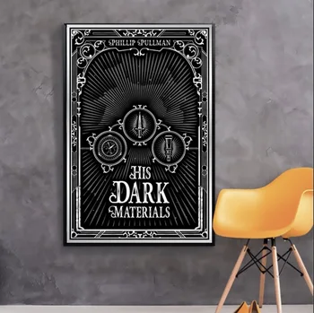 

His Dark Materials Fantasy Film TV Play Kids Room Gift Decorative Poster Wall Canvas Sticker Home Decor