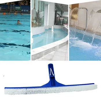 

18 Inch Plastic Pool Brush Pool Cleaning Tool 10 Inch Bottom Pool Washing Tool