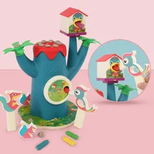 Дятел птица едят червя игрушечные насекомые прочные магнитные птицы едят червь игрушки