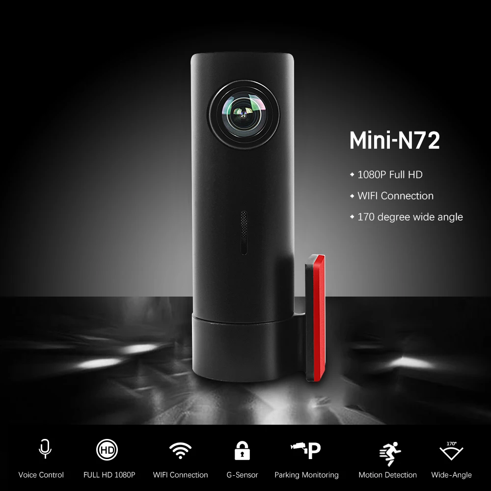 Мини Novatek wifi Автомобильный видеорегистратор авто регистратор 170 градусов видеорегистратор беспроводной Авто Видео Запись Novatek чипсет видеорегистраторы