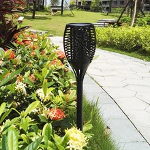 2 шт. в упаковке, садовый светильник на лужайке, солнечный светильник, танцевальная лампа с пламенем, водонепроницаемая лампа с мерцающим пламенем, уличный светильник, точечный светильник