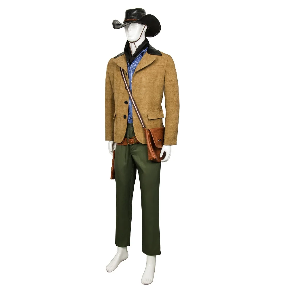 for Game Red Dead Redemption 2 Arthur Morgan Cosplay Costume Gunslinger Full Outfit Suit Halloween Carnival Party Costumes (8)