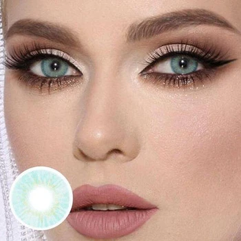 

1 Pair Light cyan Color Beautiful Pupil Contact Lenses Cosmetic Contact Lens Eye Color