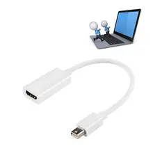 Mini display port DP to(Female) Мужской HDMI адаптер кабель для Macbook питание от источника.(Папа