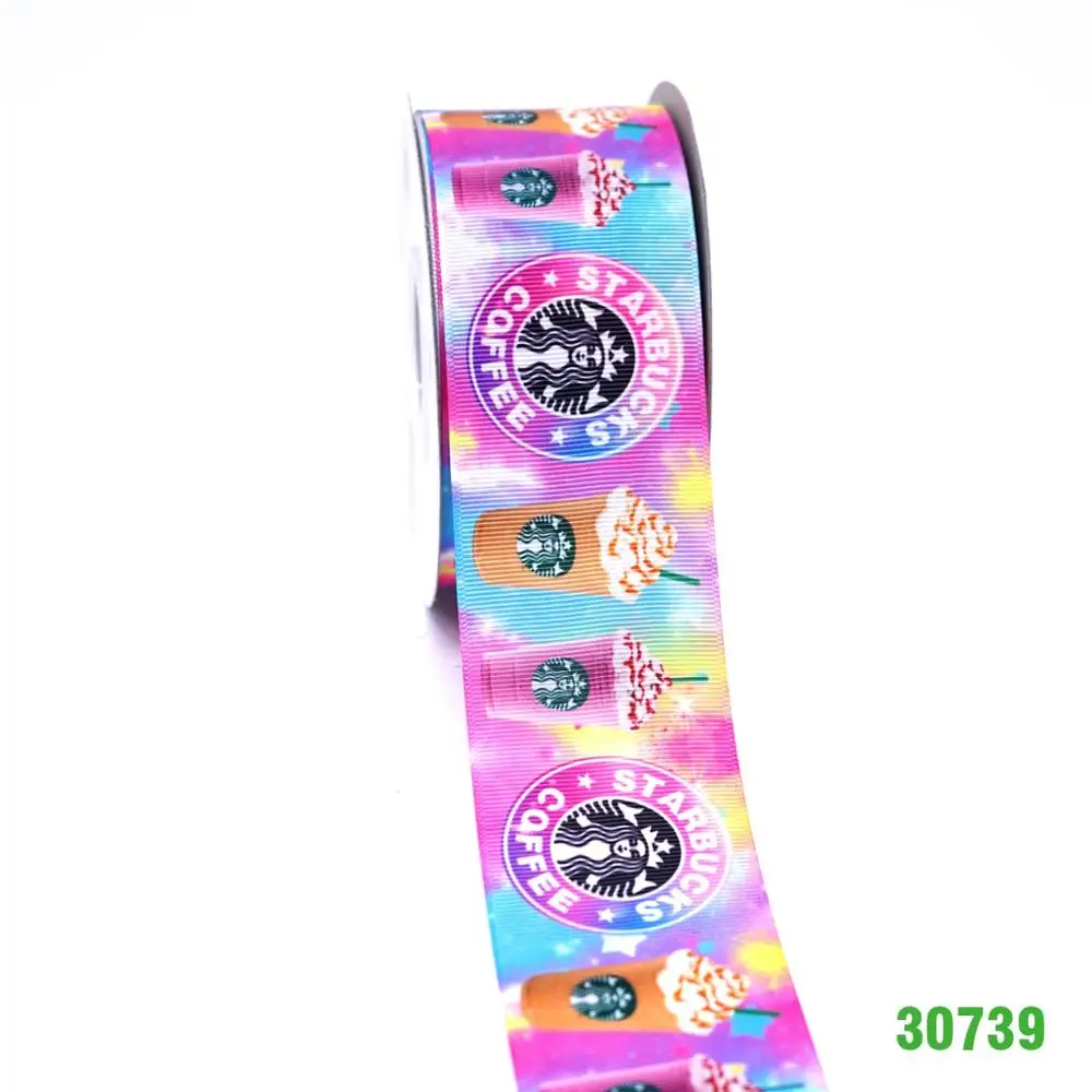 30739 50 ярдов в размер мультфильм ленты напечатанные grosgrain ленты 30854 - Цвет: 30739