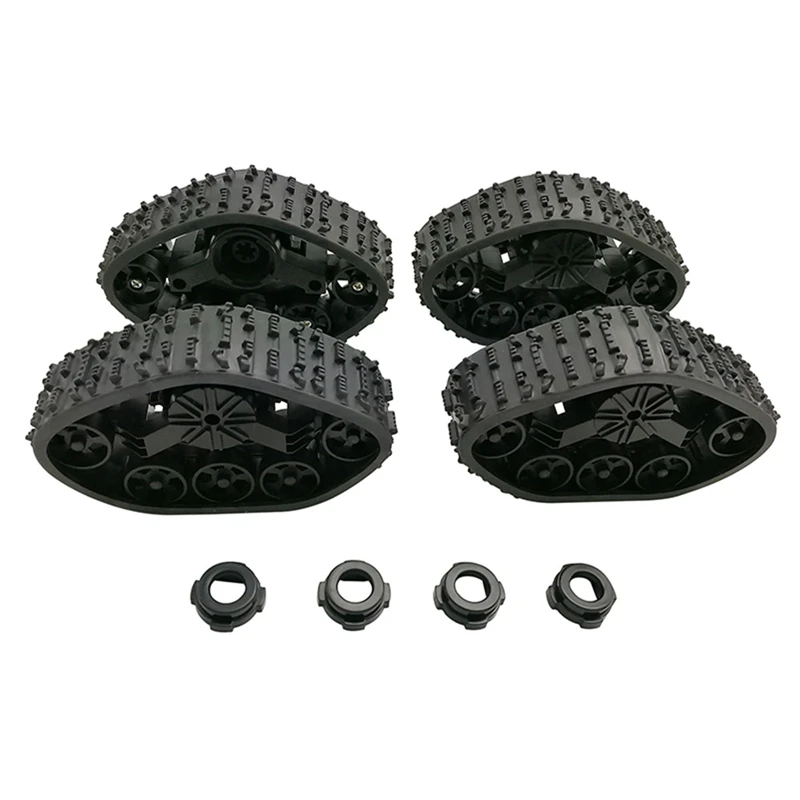 

4PCS RC Car Snow Track Wheel Rubber Parts For WPL B14 B24 C14 C24 Fayee FY001 FY002 FY003 FY004 1/16 Truck Spare Upgrade Parts