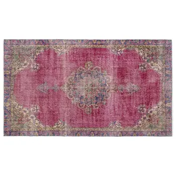 

Handmade Natural Vintage Turkish Area Rug 148x253 Cm-4'10''X8'4''