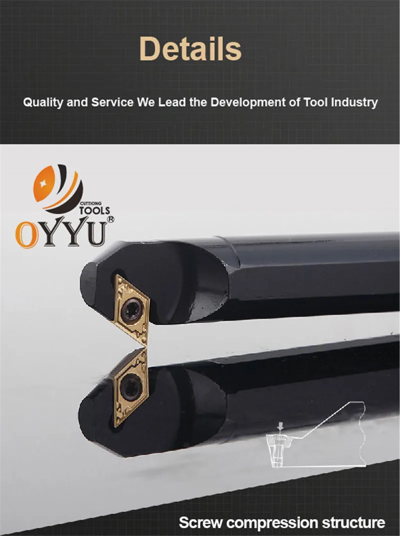 OYYU S10K SDZCR SDZCL S10K-SDZCR07 S10K-SDZCL07 токарный станок резец для нарезания внутренней резьбы ЧПУ бурильная режущая установка бар DCMT070204 24 твердосплавные пластины