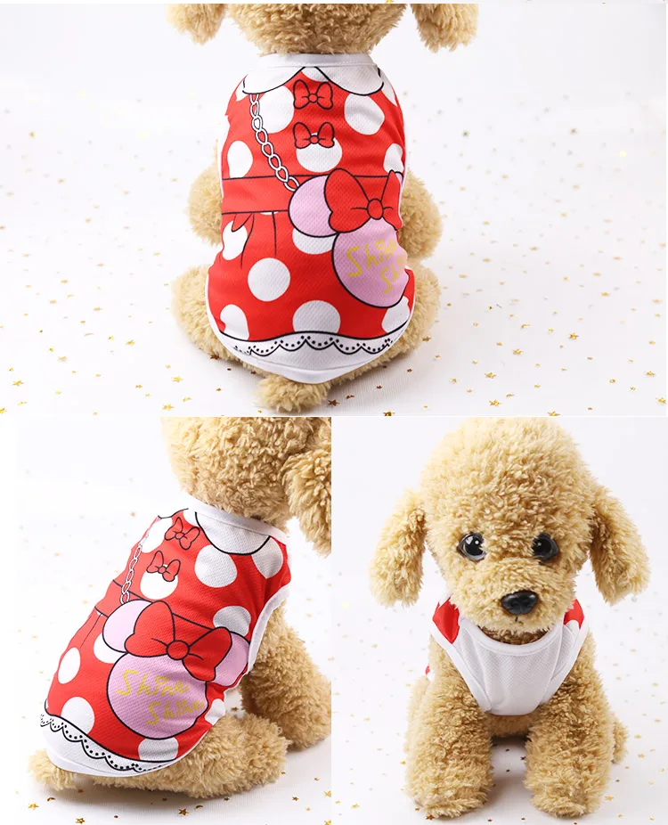 

Cute Dog Cat Dog Clothes Pet Cat Clothes Black Pineapple Shirt 8 Colors of Dog Straps Dog Clothes Spring Summer Clothes