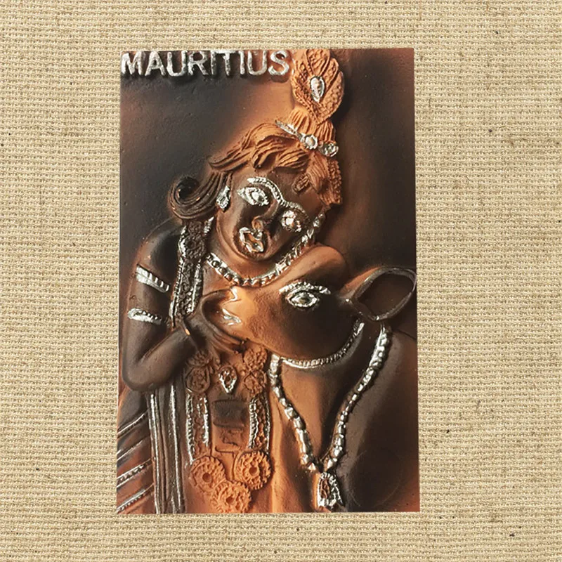 Lychee Life Mauritius народный рельеф холодильник магнитная наклейка магнит на холодильник современные украшения для кухни