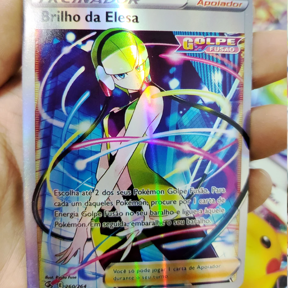 New Pokemon Cards in Portuguese TAG TEAM GX V VMAX Trainer Energy  Holographic Playing Cards Game Português Children Toy - AliExpress