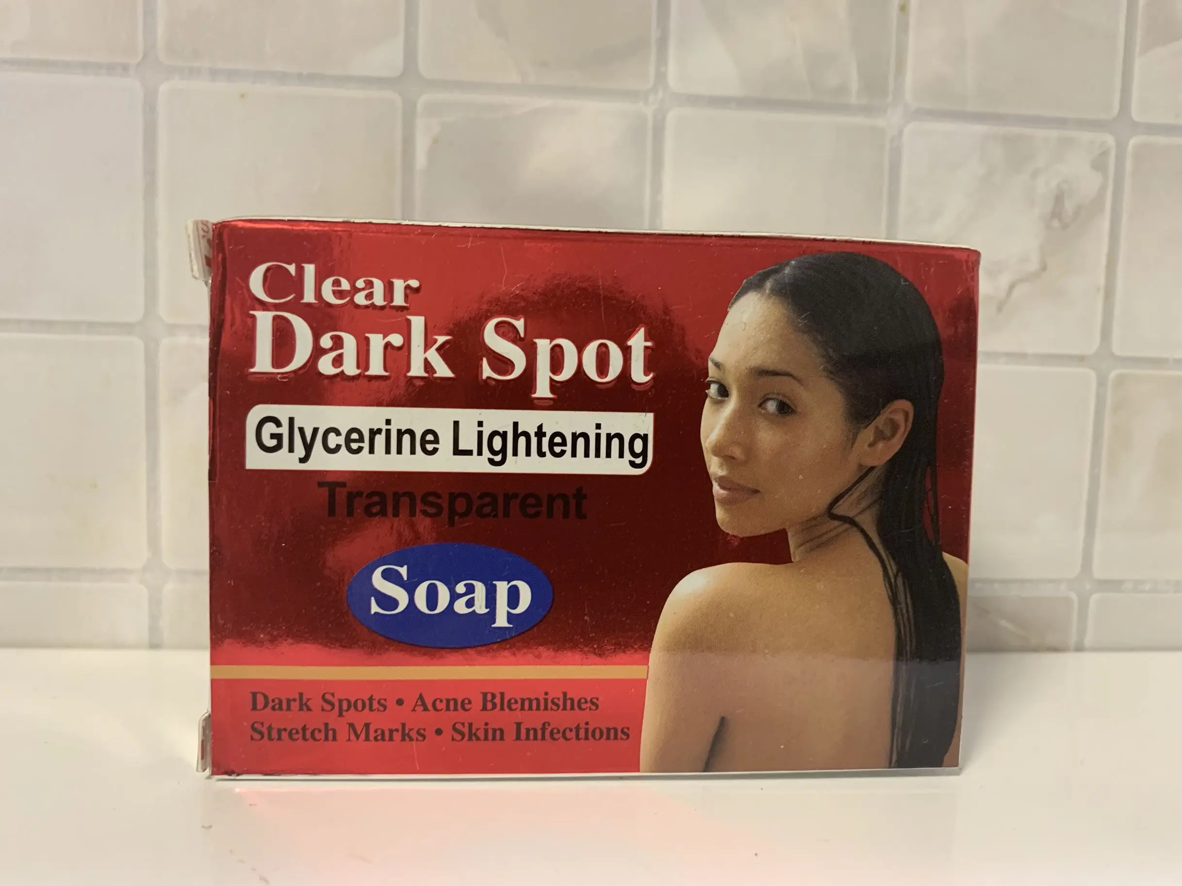 Прозрачное светящееся мыло с темными пятнами | 150 г | AFRIWORLD