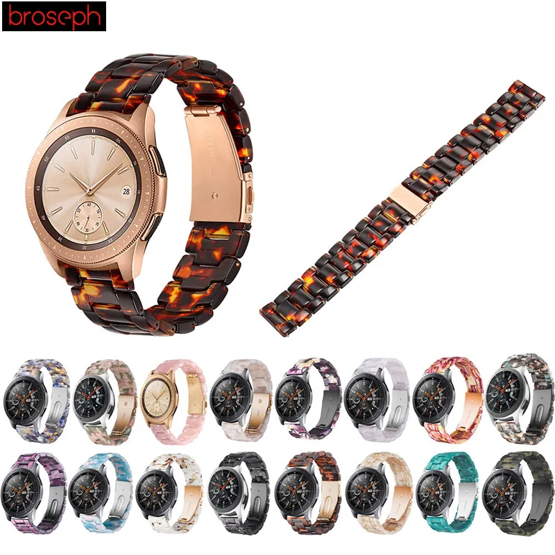 

Quick Release Resin Amazfit bip Strap 20mm 22mm Watch Band for Samsung Gear S2 S3 Galaxy Watch 42mm Wristband Belt Bracelet