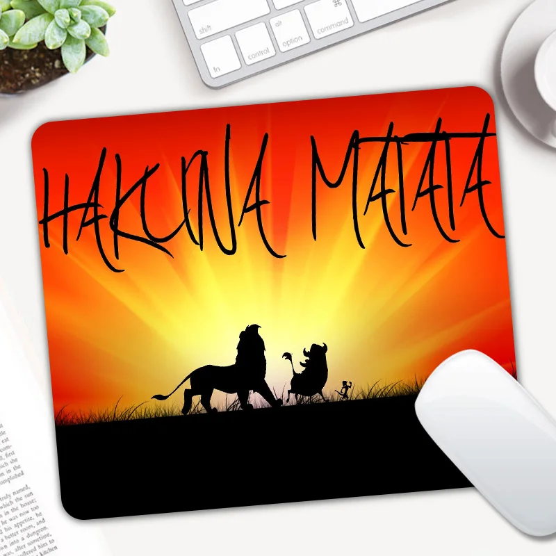 

The Lion King HAKUNA MATATA Gaming Mouse Pad Computer Mousepad Rubber Desk Mice Mat for Laptop for LOL Dota 2