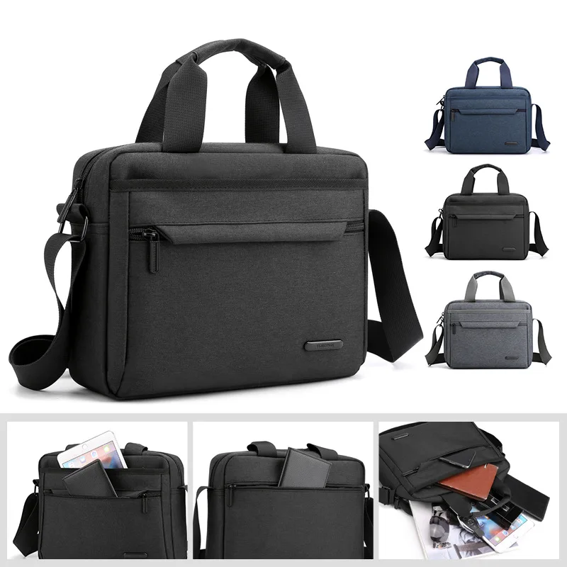 Men's Nylon Handbag Briefcase Tote Laptop Shoulder Bag Messenger Bag 