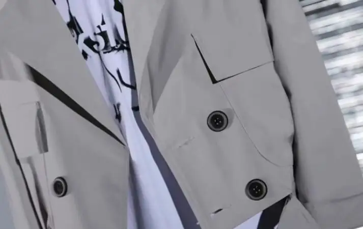 S-6XL, хит, Весенняя Мужская Новая модная, персонализированная, большой размер, на заказ, дикая, уличная, хип-хоп, короткая, красивая рубашка