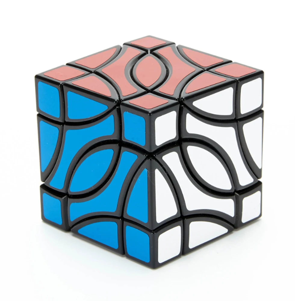 

Lanlan Pisces Magic Cube 4 Corner Skew Puzzle Game Cubes Educational Toys for Kids Children Gift