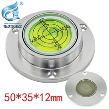 

Magnetic level bubble metal flange level bubble high precision level50*35*12mm