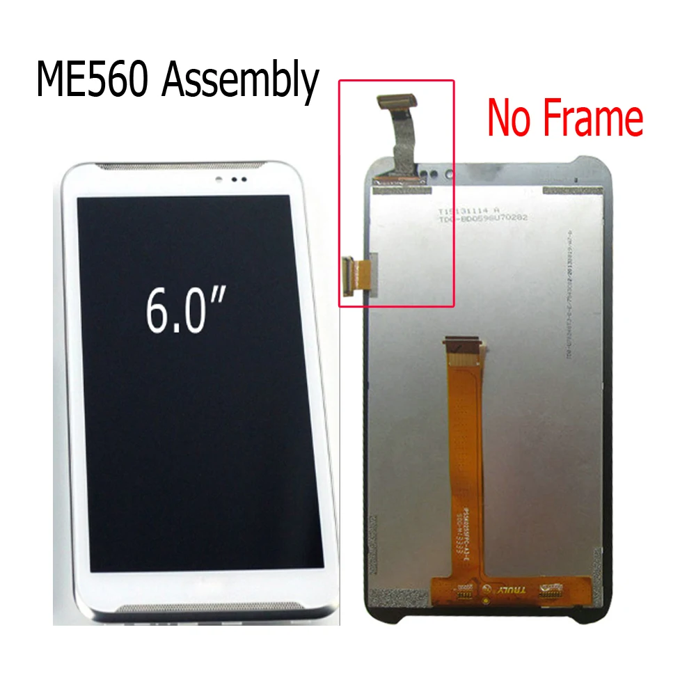 Weida " для Asus Fonepad Note 6 FHD6 ME560CG ME560 ЖК-дисплей кодирующий преобразователь сенсорного экрана в сборе с рамкой для экрана Asus ME560