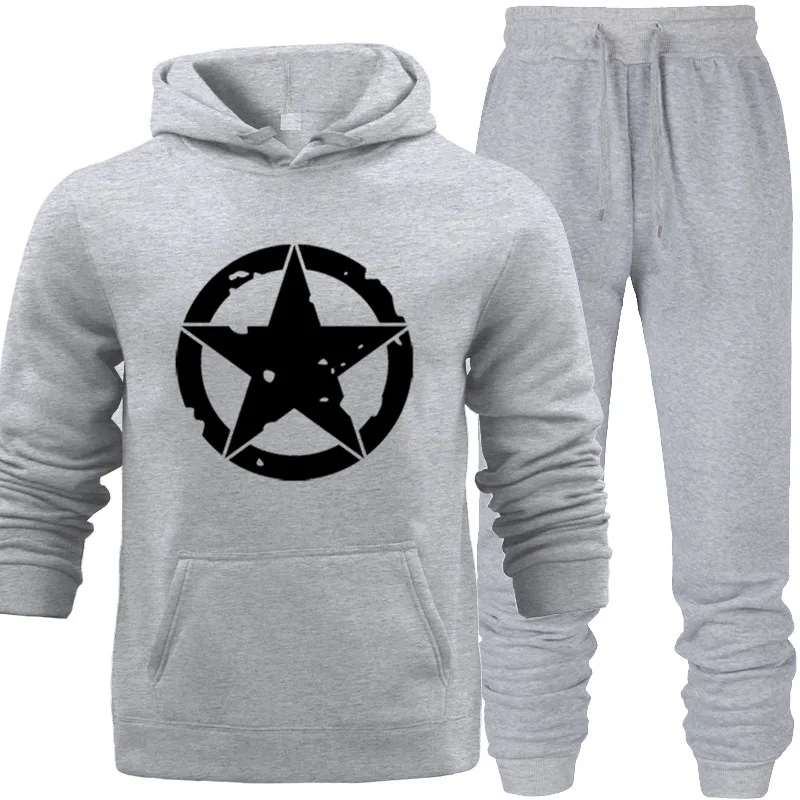 Hooded Hoodies with Pocket Lover's Sportswear Hoodies+Long Pants Two PieceSet Female Cotton Outfits Light All-match Unisex Set Hooded Hoodies with Pocket Lover's Sportswear Hoodies+Long Pants Two PieceSet Female Cotton Outfits Light All-match Unisex Set