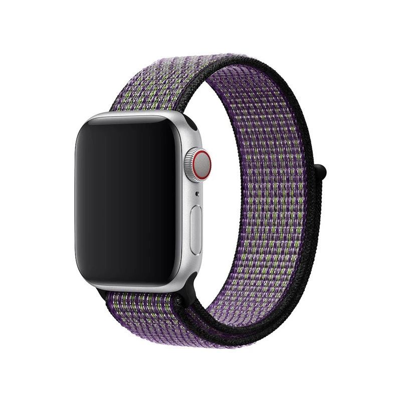 Ремешок для Apple Watch, ремешок для Apple Watch 5, 4, ремешок 44 мм/40 мм, спортивный ремешок iWatch 1, 2, 3, 42 мм, 38 мм, нейлоновый ремешок для часов Correa Pulseira - Цвет ремешка: Desert Sand Volt