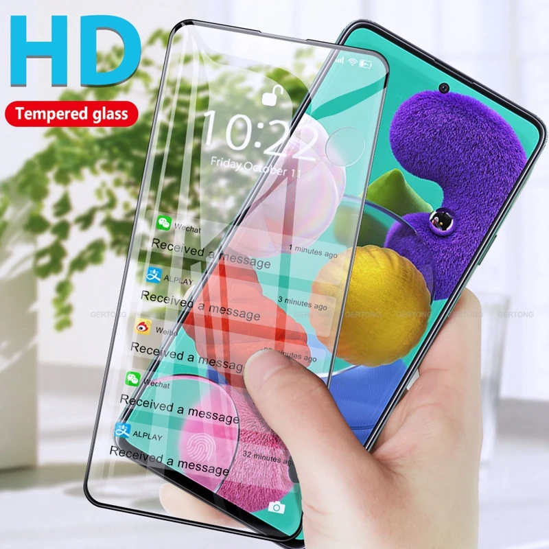 

For Samsung Galaxy A10 A20 A30 A40 A50 A60 A70 A80 A90 5G Tempered Glass Screen Protector For Galaxy A51 A71 Safety Protection