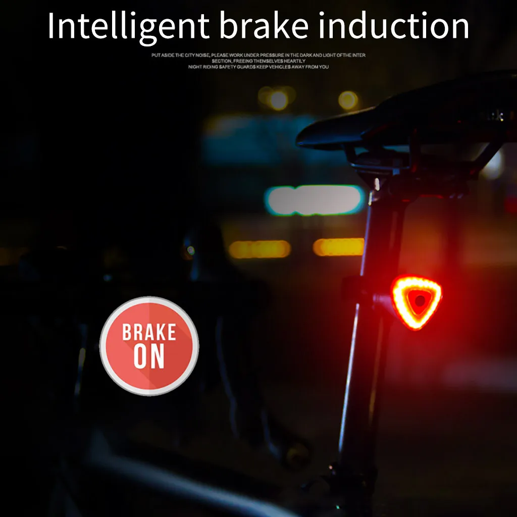 Discount Safety taillight Bike parts USB Charging Brake Induction Safe riding Waterproof Safety taillight Waterproof Safety taillight #BZ 41 Discount Safety taillight Bike parts USB Charging Brake Induction Safe riding Waterproof Safety taillight Waterproof Safety taillight #BZ 41