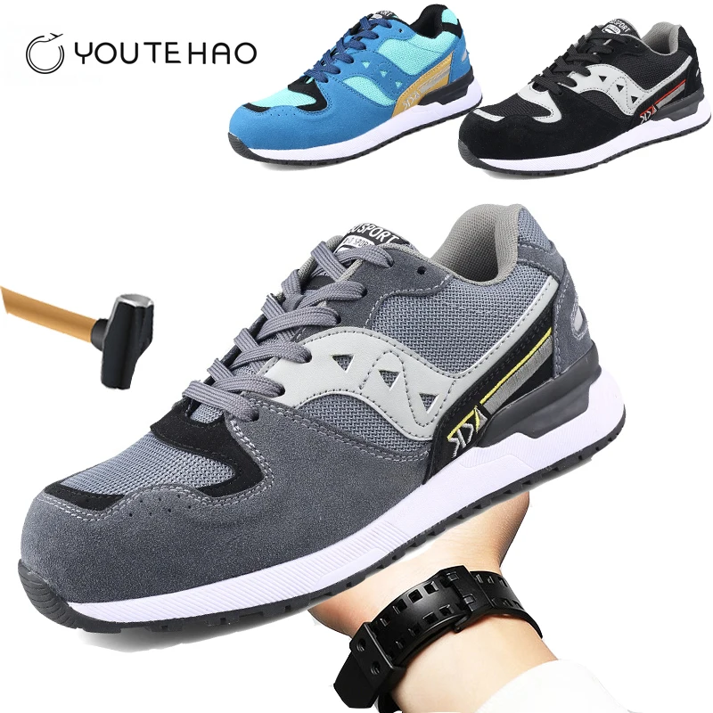 

Fashion mothproof and stab-resistant safety shoes wear-resistant breathable insulation site construction work shoes