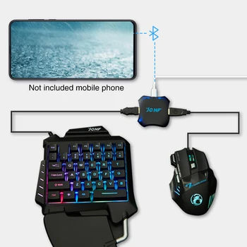 

Keyboard Mouse Converter Adapter Practical Accessories Gaming Controller Gamepad No Lagging Multifunction For Apple Mobile Phone