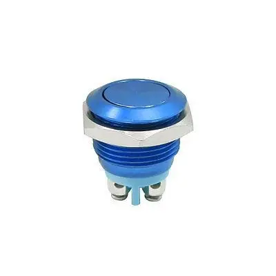

Panel Mounted SPST NO Momentary Push Button Switch Blue AC250V 3A