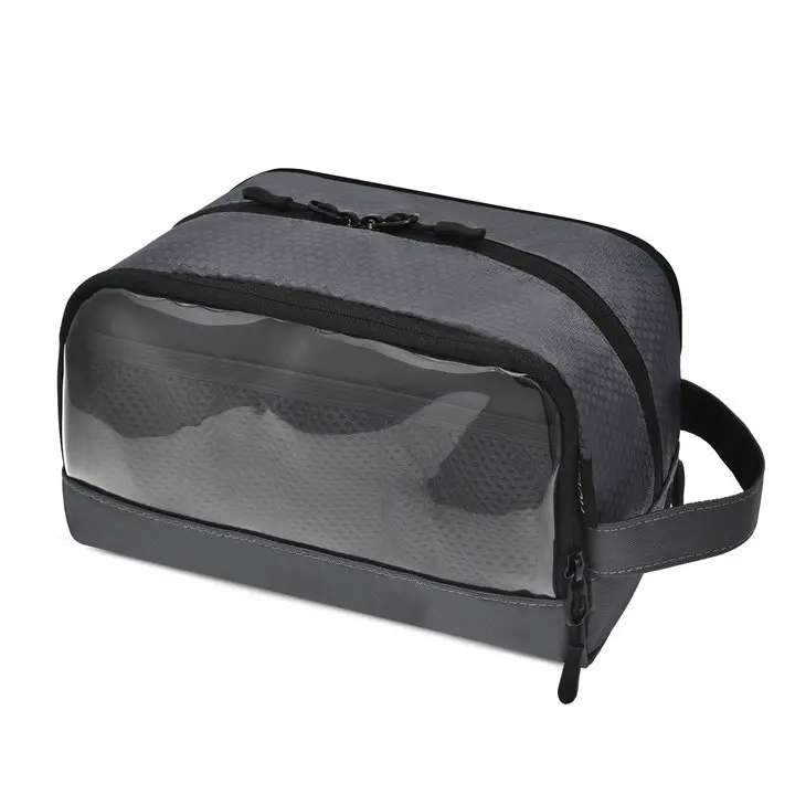 GRAY Toiletry bag Soperwillton дорожная сумка Упаковка Кубики туалетные сумки набор для мужчин и женщин нейлон 4 5 10 шт. дорожная сумка органайзер набор - Цвет: GRAY Toiletry bag