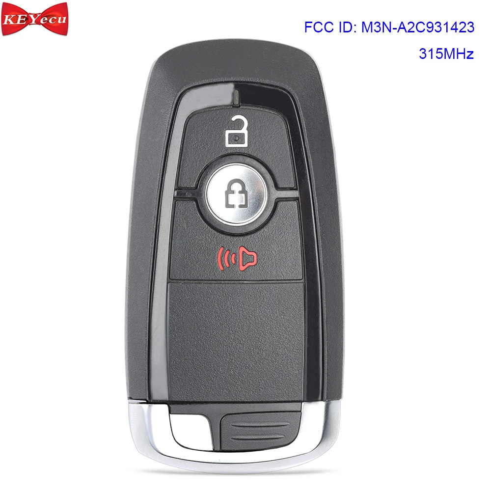 KEYECU OEM / Aftermarket для Ford Edge Ecosport Explorer F 150 F250 F350 Fusion дистанционный смарт ключ брелок 315MHz