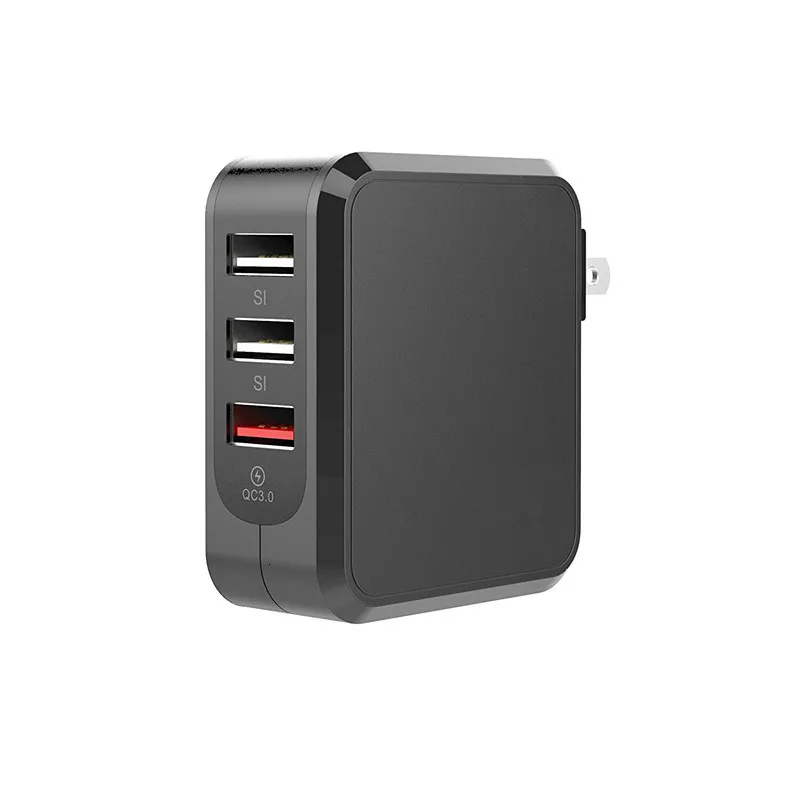 USB настенное зарядное устройство 42 Вт Быстрая зарядка 3,0 настенное зарядное устройство со складной вилкой и технологией смарт-идентификации для смартфона