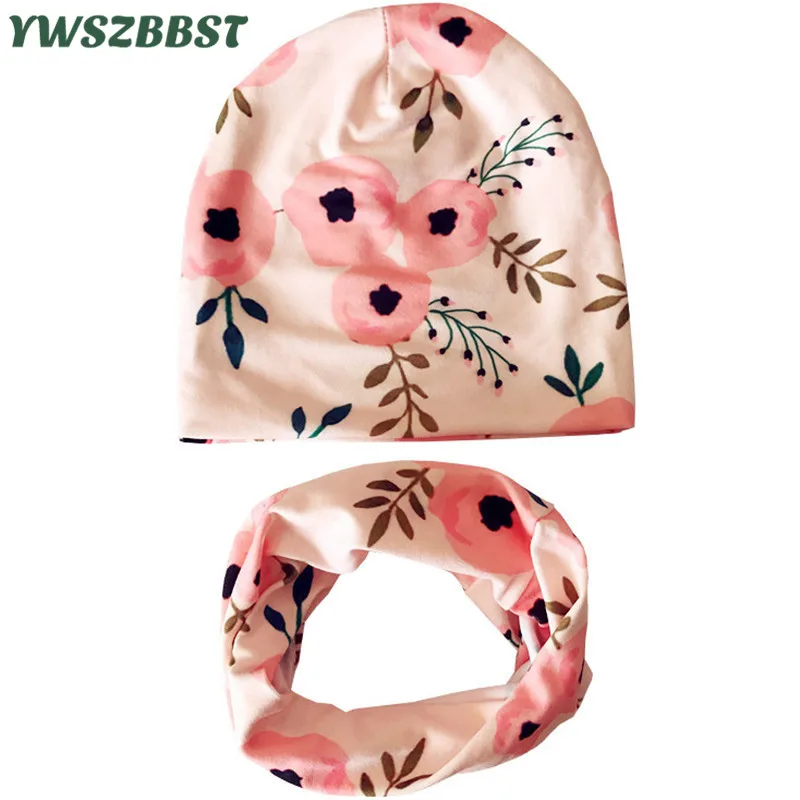 

New Fashion Kids Scarf Hat Sets Autumn Winter Baby Hats for Girls Boys Cap Scarf Child Cap Toddler Baby Beanies Hat