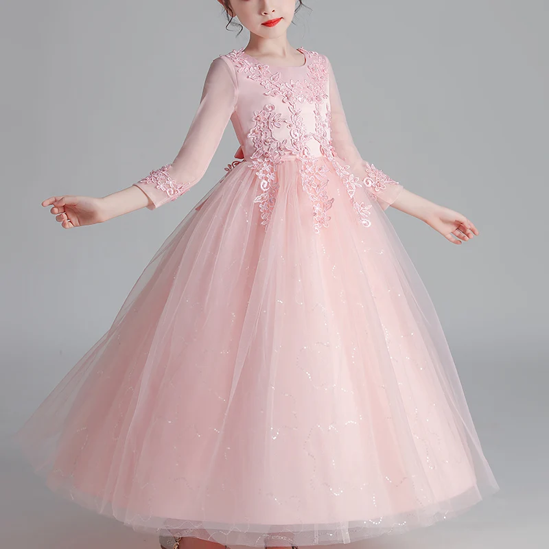 Cutedoll Pink Net Party Kids Frock Dress — cutedoll