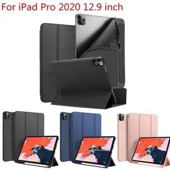 

PU Leather Tablet Case For 2020 iPad Pro 12.9 Inch Flip Stand Cover with Sleep Function For iPad Pro 12.9 2020 Case Protective