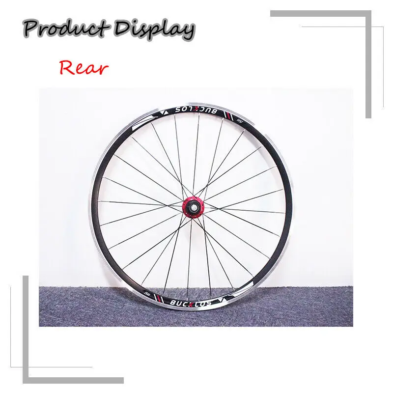 BUCKLOS QR Wheelset 700c 7-11s Aluminum Alloy Wheels Road Bike V Brake Clincher Front Rear Wheelsets 30mm Rims Bike Accessories