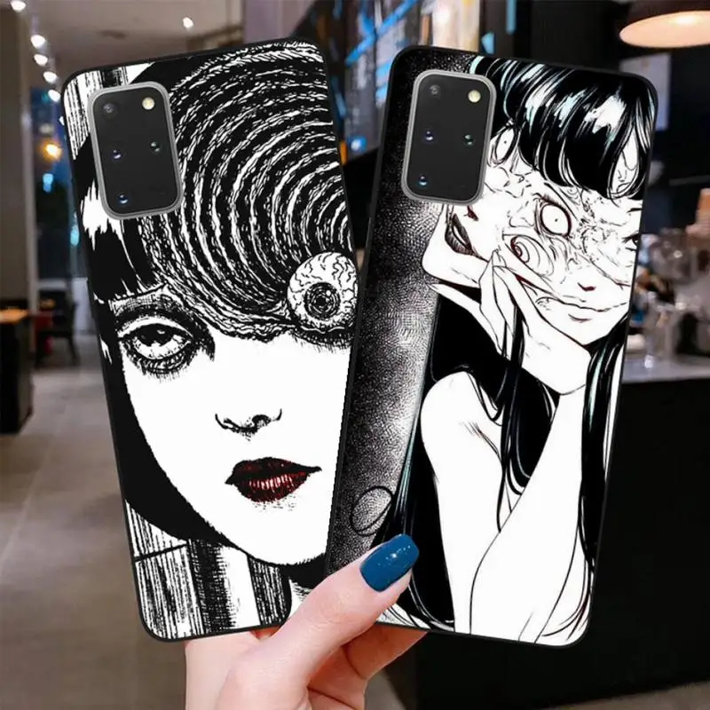 Аниме Япония Junji Ito тройники ужас чехол для телефона Samsung S20 plus Ultra S6 S7 edge S8 S9 S10 5G lite