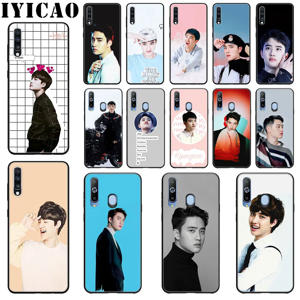 IYICAO EXO D.O. Doh Kyungsoo Мягкий силиконовый чехол для телефона samsung J6 A9 A8 A7 A6 плюс 2018 A5 A3 2016
