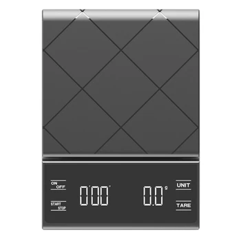 

Coffee Electronic Scale with Timer Gram, Kitchen Baking and Cooking Led Display Precision Charging Weighing Scale 3Kg