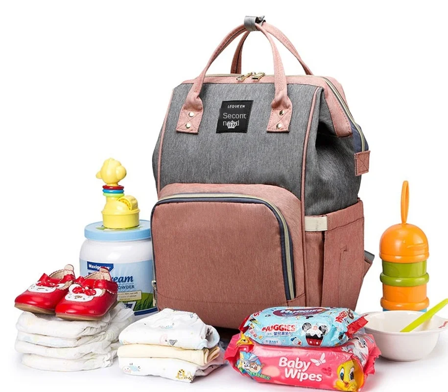 Детская сумка для подгузников, рюкзак с капюшоном для мам, большая Вместительная дорожная сумка для подгузников, сумка для кормящих мам, рюкзак для ухода за ребенком