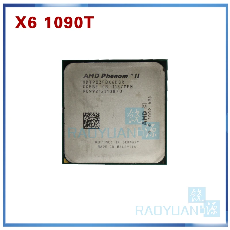 AMD Phenom X6 1090 T X6-1090T 3,2 ГГц шестиядерный Процессор процессор HDT90ZFBK6DGR 125 Вт Разъем AM3 938pin