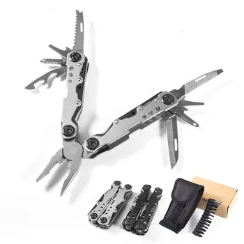

11 in one hand tool Screwdriver Mini Portable stainless Multitool fold pocket folding knife pliers Outdoor tools
