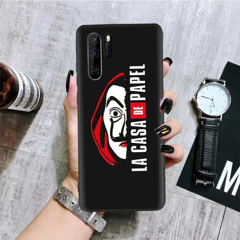Черный чехол для huawei mate 30 20 10 P30 P20 P10 Pro Lite P Smart Z роскошный Coque Shell - Цвет: BA068-4