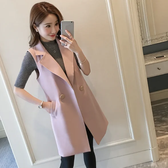 sleeveless blazer vest