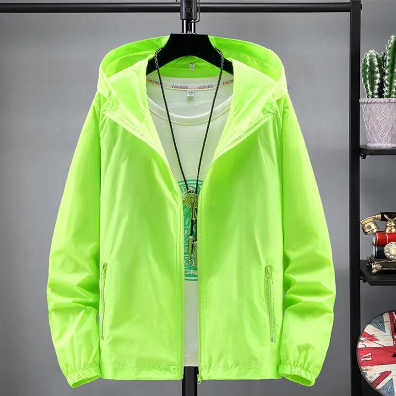 Summer Quick Dry Anti-UV Thin Ultra-Light Camping Jacket Men Women Skin Coat Windbreaker Hiking Jacket S-7XL hiking jackets