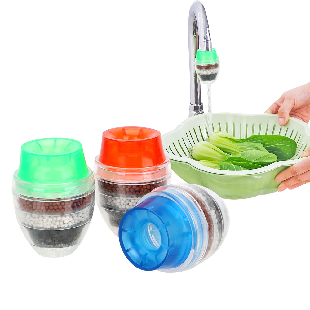 

NICEYARD 5-layer Activated Carbon Faucet Tap Filter Water Purifier Kitchen Accessories Home Improvement