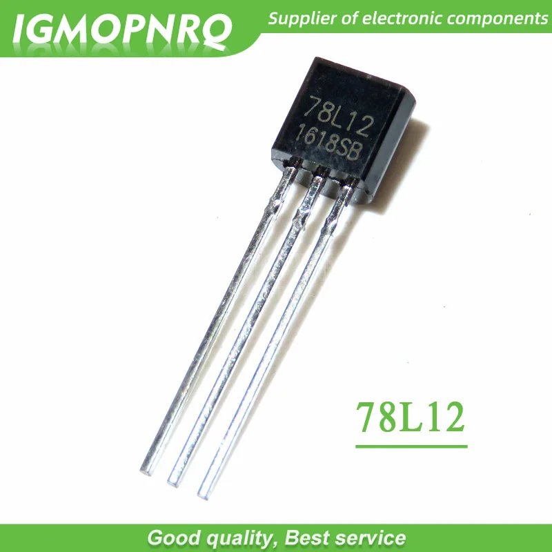 78L12 L78L12 ~ 92 전압 조정기 12V 0.1A 포지티브 뉴 오리지널, 50 개 무료 배송|regulator 12v